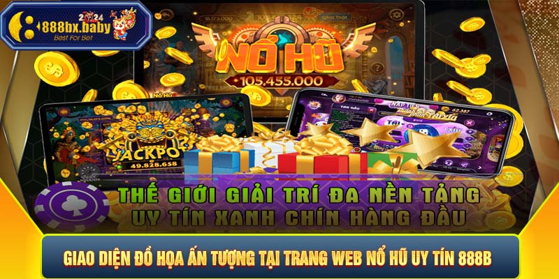 Giao diện đồ họa ấn tượng tại trang web nổ hũ uy tín 888B