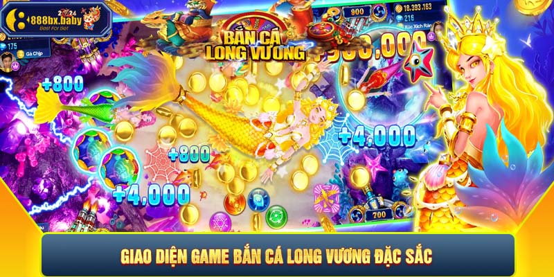 Giao diện game bắn cá Long Vương đặc sắc