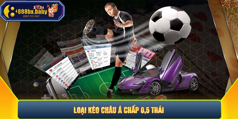 Loại kèo châu Á chấp 0,5 trái